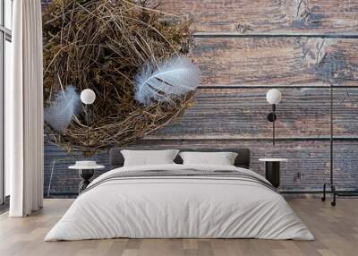 cosy home for birds Wall mural