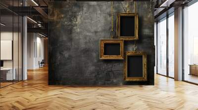 Grunge picture frames Wall mural