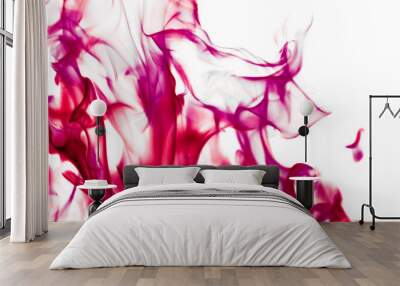 Abstract wave background, red element for design Wall mural