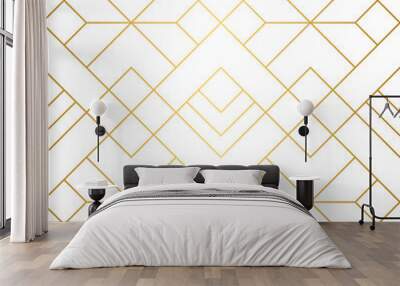 Geometric squares seamless pattern Wall mural