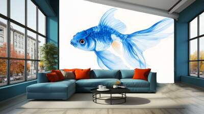 blue fish  Wall mural