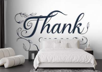 thank you note Wall mural