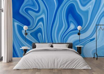 Abstract pastel blue pattern background Wall mural