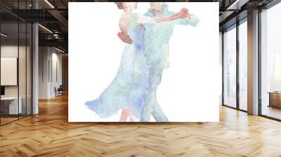 Young Couple Dancing Wall mural