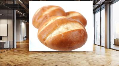 pretzel style bread Wall mural