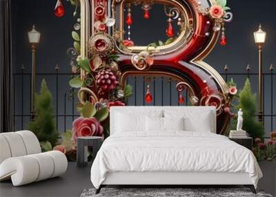 Luxury B. Wall mural