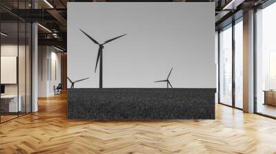 wind turbine in the field Wall mural