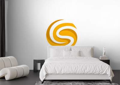 CS Logo Abstract Wall mural