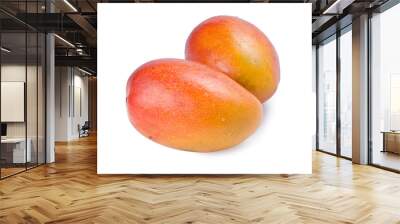 Isolated mango fruit Wall mural