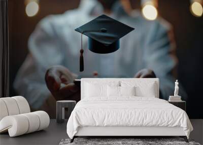 The Graduate's Virtual Cap Wall mural