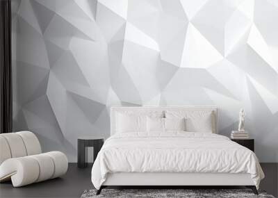 3d render of low poly background texture. Wall mural