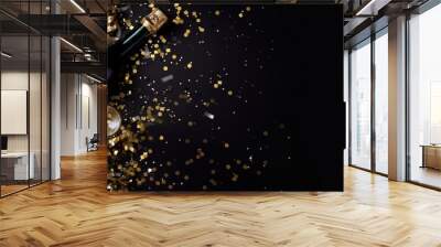 New Years Eve Celebration Background with Champagne. Wall mural