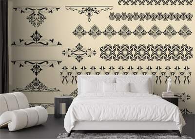 vintage design element Wall mural