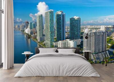 Biscayne Bay Downtown Miami Wall mural