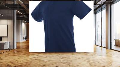 Mockup of a template of a man's t-shirt on a white background Wall mural