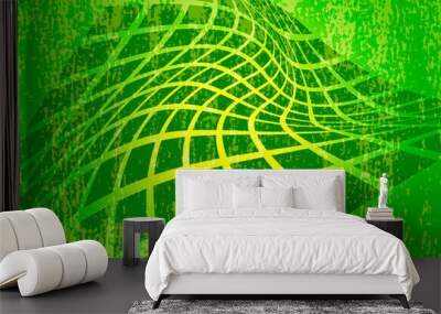 Green abstract background Wall mural