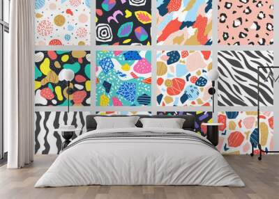 Abstract colorful pattern. Wall mural