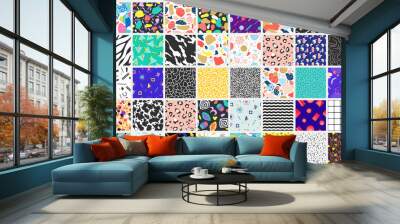 Abstract colorful patterns. Wall mural