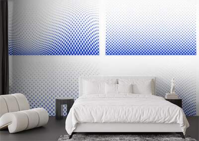 dotted halftone background Wall mural