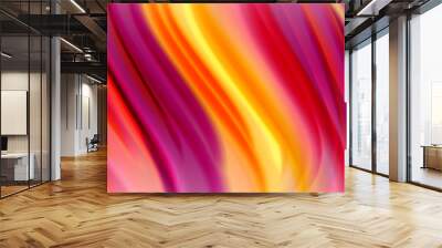 Abstract background - fluid color gradient waves, with dynamic motion line effect. Vector Illustration For Wallpaper, Banner, Background, Card, Book Illustration, landing page Wall mural