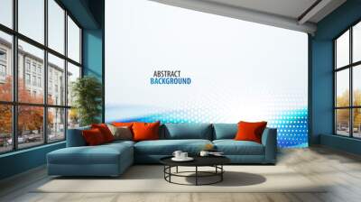 Abstract wave background Wall mural