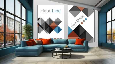 Business annual report brochure cover vector template Wall mural