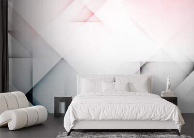 Geometric diamond shape abstract background Wall mural