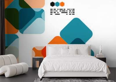 Modern geometrical abstract background Wall mural