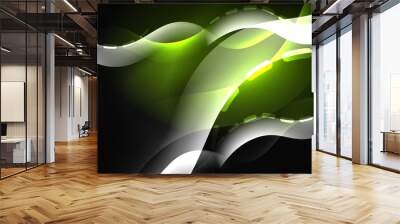 Neon abstract background. Background decoration. Trendy graphic design. Wall mural