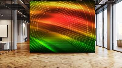 neon glowing lines, magic energy space light concept, abstract background wallpaper design Wall mural