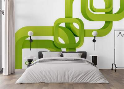 square vector background Wall mural