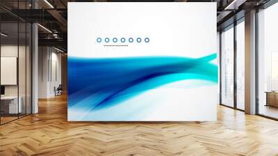 Wave vector template Wall mural