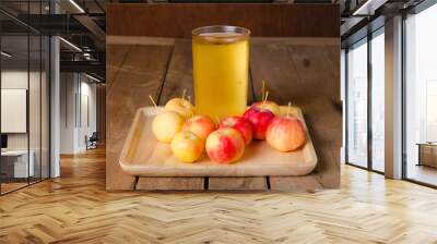 apple juice Wall mural