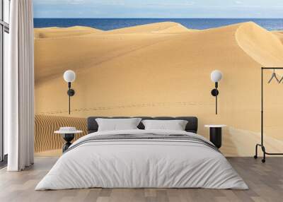 Dunes in Maspalomas in Gran Canaria Wall mural