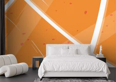 orange abstract patern background stains Wall mural