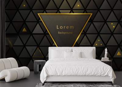 Web  Background lorem triangle gray modern Wall mural