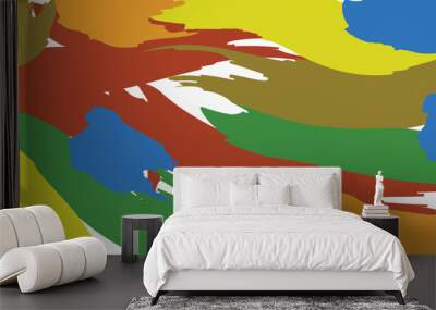 abstract background full color design 2 Wall mural