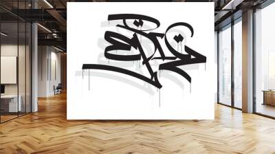 EPIC word graffiti tag style Wall mural