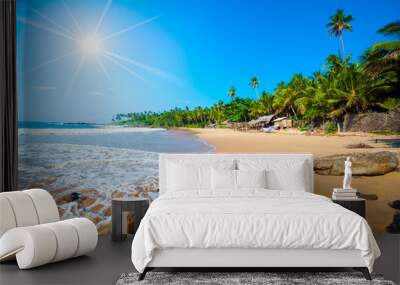 Tropical beach Wall mural