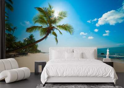 Tropical beach Wall mural