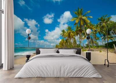 Tropical beach Wall mural