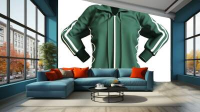 Jacket Sport Female Cloth Fashion 3D render isolated illustration  Wall mural