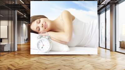 sleeping girl Wall mural