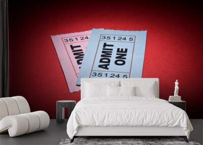 movie stub Wall mural