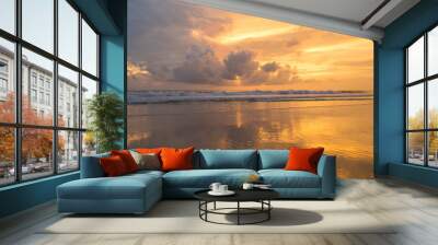 sunset on the beach in Asia Wall mural