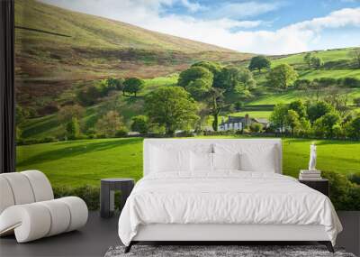  Beautiful spring landscape in Lake District National Park, Cumbria, England, UK. Wall mural