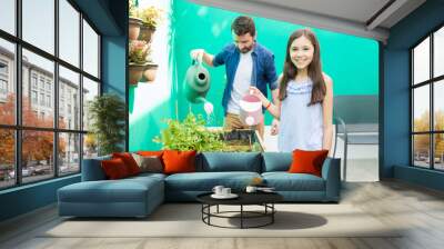 Raising Eco-Friendly Daughter Wall mural