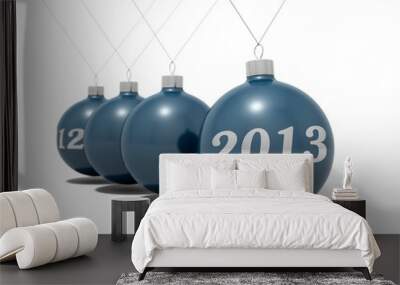 Christmas balls new year's eve pendulum 2012 - 2013 Wall mural