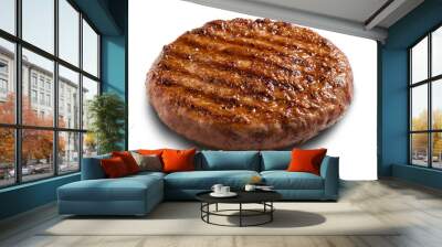 Single Grilled Beef Burger Wall mural