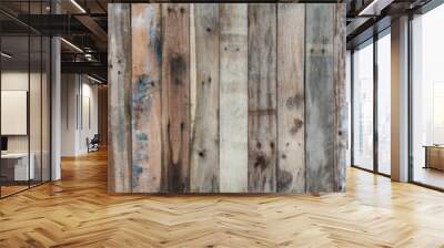 wood brown aged plank texture Wall mural